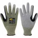Gant de protection contre les coupures taille 7 bleu/gris EN 388 catégorie EPI II HDPE avec polyuréthane (PU) 10 paires ASATEX (Par 10)