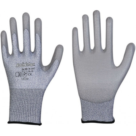 Gant de protection contre les coupures Solidstar 1642 taille 9 gris EN 388 catég (Par 12)