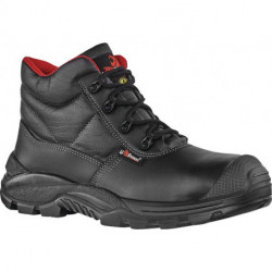 Botte de sécurité Squirrel taille 41 noir S3 SRC ESD EN ISO 20345 cuir lisse U.P