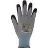Gant HitFlex N taille 9 gris/noir EN 388 catégorie EPI II sur carte LS ASATEX