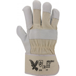Gant Adler-C taille 10,5 naturel cuir fleur de vachette ASATEX (Par 12)