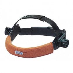 Rembourr. casque/bandeau anti-transpir. SWEATSOpad avec fermeture autoagrippante plastique/100 % coton 2 pièce/blister WELDAS