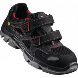 Sandale de sécurité THILO AIR taille 42 noir/rouge matériau textile/mesh S1 SRC