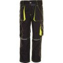 Pantalon à ceinture pour enfants Junior taille 134/140 anthracite/jaune