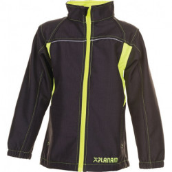 Veste softshell pour enfants Junior taille 122/128 anthracite/jaune