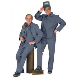 Veste de protection pour soudeur taille 58 gris 1 pièce