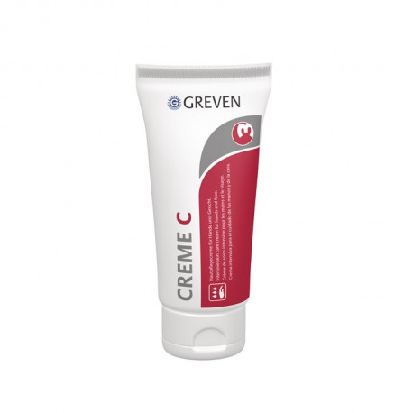 Crème de soin pour les mains GREVEN CREME C pour peau normale/sèche sans silicone/parfumé 100 ml tube GREVEN