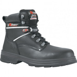 Botte de sécurité Performance taille 47 noir S3 SRC CI EN ISO 20345 cuir lisse U