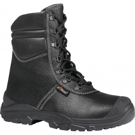 Botte de sécurité hiver Krotal UK taille 39 noir cuir bovin S3 SRC CI EN ISO 203
