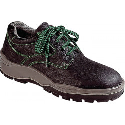 Chaussure de sécurité taille 38 noir/gris S3 SRA EN ISO 20345 cuir fleur de vach