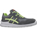 Chaussure de sécurité Nico taille 47 gris/vert S1P SRC EN ISO 20345 cuir velours