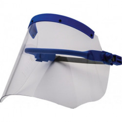 Écran protecteur pour électricien transparent, avec fixation pour casque 500 x 250 mm EN 166, EN 170, GS-ET-29 (2011) VOSS