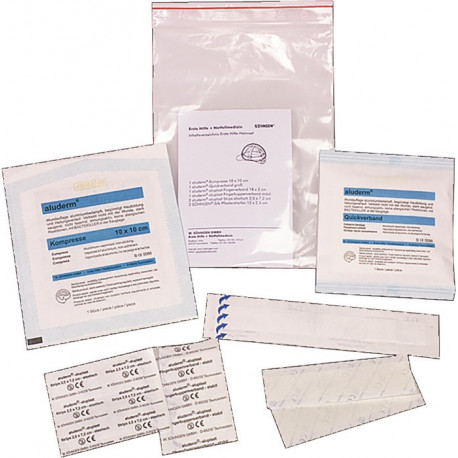 Set de casques de premiers secours pansements aludermÂ®-Silk SöhNGEN
