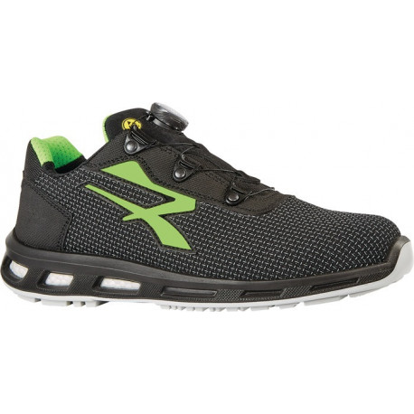 Chaussure de sécurité RedLion MONSTER taille 40 noir/vert S3 SRC ESD EN ISO 20345 Putek U.POWER