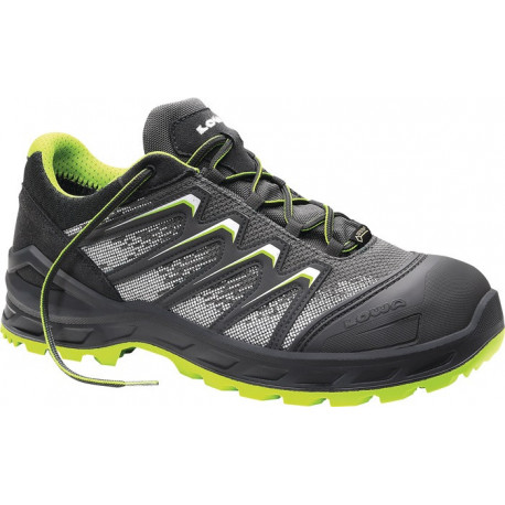 Chaussure de sécurité Larrox Work GTX grey Lo taille 48 gris/vert S3 CI/HI/HRO/S
