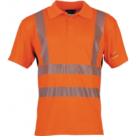 Polo de signalisation Prevent Trendline taille XXL orange fluo 55 % coton / 45 % PES PREVENT TRENDLINE