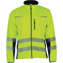 Veste softshell de signalisation Prevent® Trendline taille XXXL jaune/noir PREVE