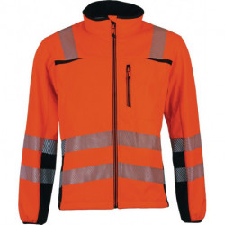 Veste softshell de signalisation Prevent® Trendline taille XL orange/noir PREVEN
