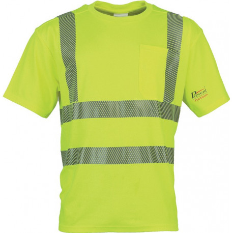 T-shirt de signalisation Prevent® Trendline taille XXXL jaune néon PREVENT TREND