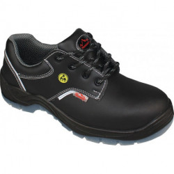 Chaussure de sécurité Coruna-ESD Taille 38 noir S3 ESD EN20345/EN ISO 61340-5-1 cuir