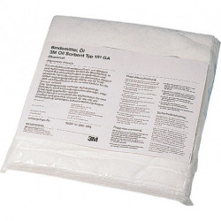 Absorbant d'hydrocarbures T 151GA longueur 39 cm largeur 53 cm 20 serviettes carton 3M