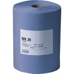 Essuie-tout WK 30 L380xl380env. mm bleu 3 couches gaufré en volume 500 serviett (Par 2)