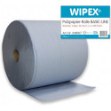Essuie-tout Basic-Line L360xl380env. mm bleu 3 couches 1 rouleau/UE WIPEX