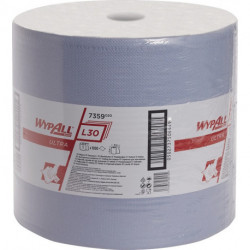 Torchon WYPALL L30 7359 L380xl350env. mm bleu 3 couches 1000 serviettes/rouleau KIMBERLY-CLARK