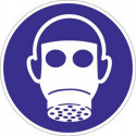 Pictogramme d'obligation ASR A1.3/DIN EN ISO 7010 utiliser la protection respiratoire film
