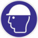 Pictogramme d'obligation ASR A1.3/DIN EN ISO 7010 utiliser protection tête plastique