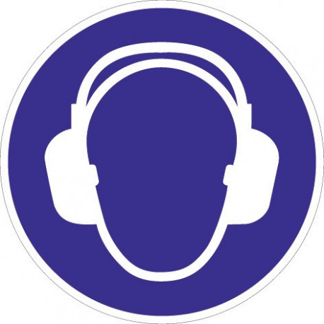 Pictogramme d'obligation ASR A1.3/DIN EN ISO 7010 utiliser protection auditive f