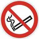 Symbole d’interdiction ASR A1.3/DIN EN ISO 7010 défense de fumer plastique