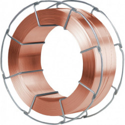 Fil de soudage G4Si1 (SG 3) D. 1,2 mm Bobine B-300 enroulé en couches bobine 15 kg