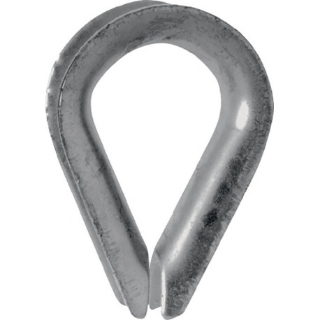 Cosse de câble DIN 6899 forme B 4 mm taille nominale de la corde 35 mm électrog (Par 100)