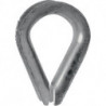 Cosse de câble DIN 6899 forme B 12 mm taille nominale de la corde 110 mm électr (Par 50)