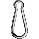 Mousqueton DIN 5299 forme C longueur 90 mm épaisseur de fil 9 mm capacité de ch (Par 50)