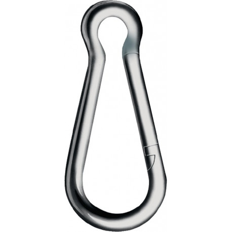 Mousqueton DIN 5299 forme C longueur 120 mm épaisseur de fil 11 mm capacité de (Par 25)