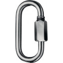 Maillon d'attache rapInte taille 10 H. intérieure 70 mm l. d’ouv. 120 mm galvani (Par 25)