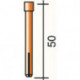 Douille de serrage D. 1,6 mm longueur 50 mm adapté à ERGOTIG 17 TRAFIMET (Par 10)