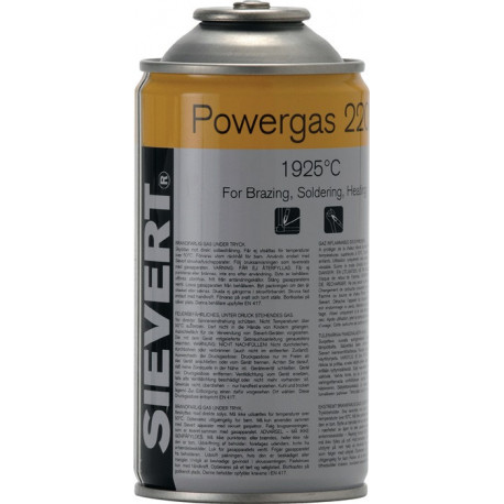 Cartouche vissable Powergas 2203 175 g 300 ml 1925 degr. C SIEVERT