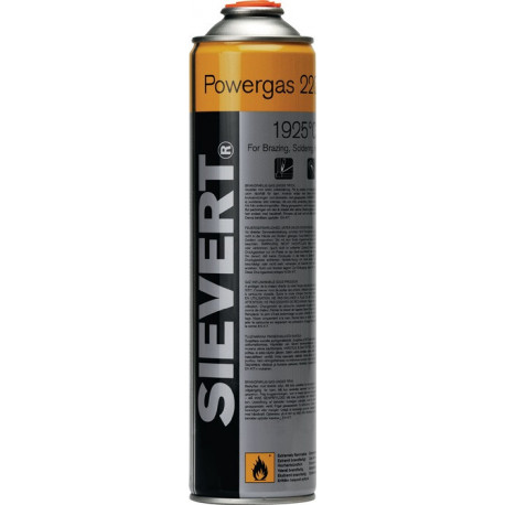 Cartouche vissable Powergas 2204 336 g 600 ml 1925 degr. C SIEVERT