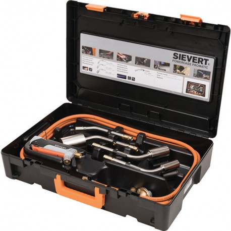 Garniture de torche de retrait Promatic dans coffret en plastique 9 pièces propane SIEVERT