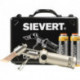 Set de fers à souder pour brasage tendre PSI 3380 cartouche vissable avec accessoires et pièce en cuivre SIEVERT