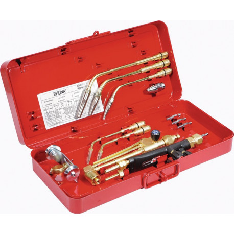 Ensemble de soudage/de découpe RHÖNA Kombi 17 injecteur AC zone de coupe 10-100 mm GCE RHÖNA