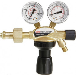 Détendeur pour bouteilles BaseControl Argon/COâ‚‚ 200 bar avec vanne 24 l/min GCE RHÖNA