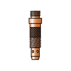 Boîtier de douilles de serrage D. 3,2 mm longueur 47 mm standard ERGOTIG 17/18/26 TRAFIMET (Par 10)