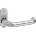 Poignée porte 1391/0800 Alu.F1 ov.8mm coudé.EDI