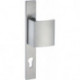 Poignée porte PAN 1200/K9/9203 Alu.F1 PZ pour porte 68-75mm EDI