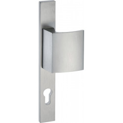 Poignée porte PAN 1200/K9/9203 Alu.F1 PZ pour porte 68-75mm EDI