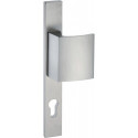 Poignée porte PAN 1200/K9/9203 Alu.F1 PZ pour porte 68-75mm EDI